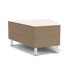 Social 30 Degree Wedge Table in Standard Upholstery
