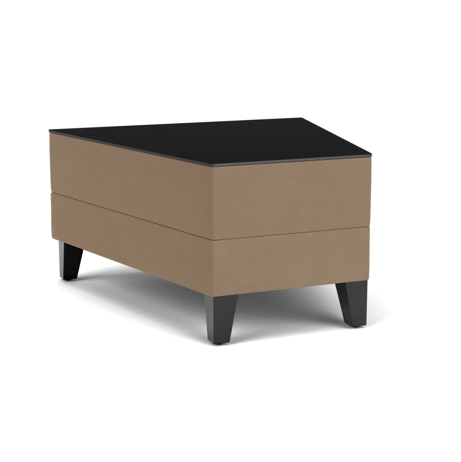 Social 30 Degree Wedge Table in Standard Upholstery