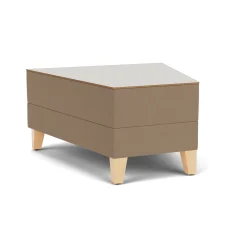 Social 30 Degree Wedge Table in Standard Upholstery