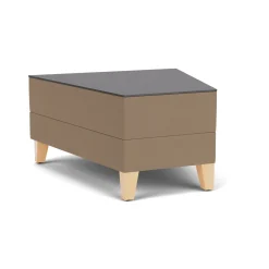 Social 30 Degree Wedge Table in Standard Upholstery