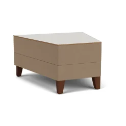 Social 30 Degree Wedge Table in Standard Upholstery