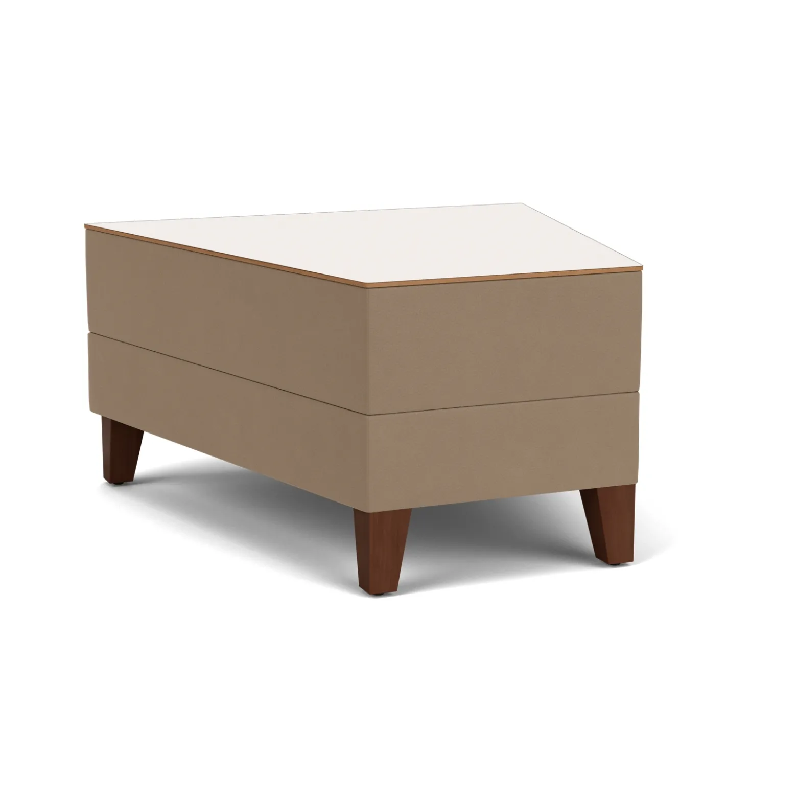 Social 30 Degree Wedge Table in Standard Upholstery