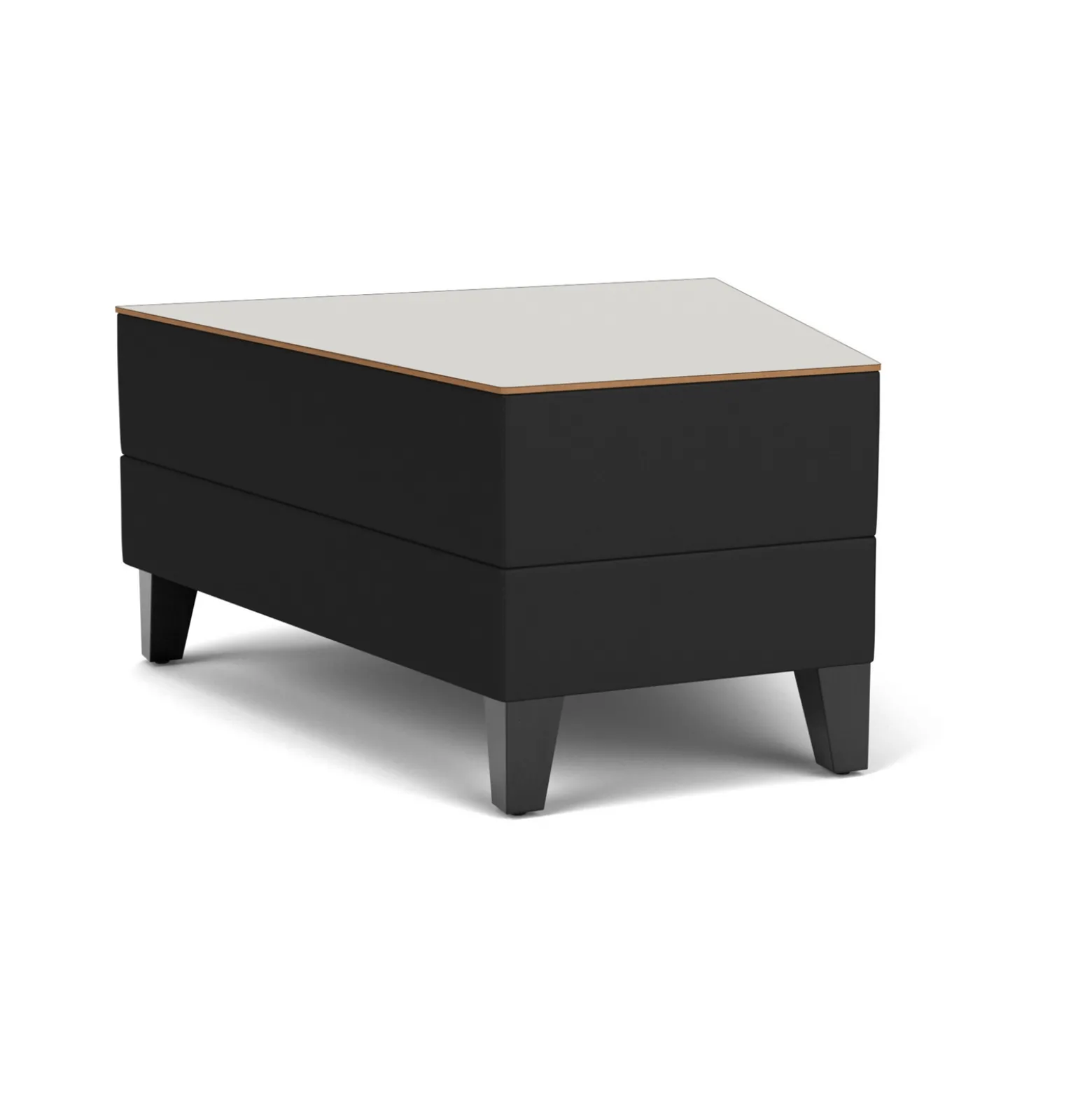 Social 30 Degree Wedge Table in Standard Upholstery