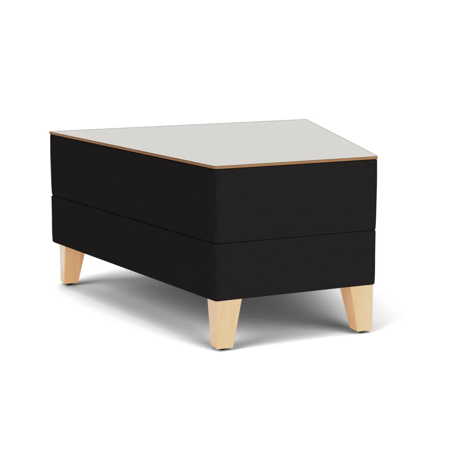 Social 30 Degree Wedge Table in Standard Upholstery