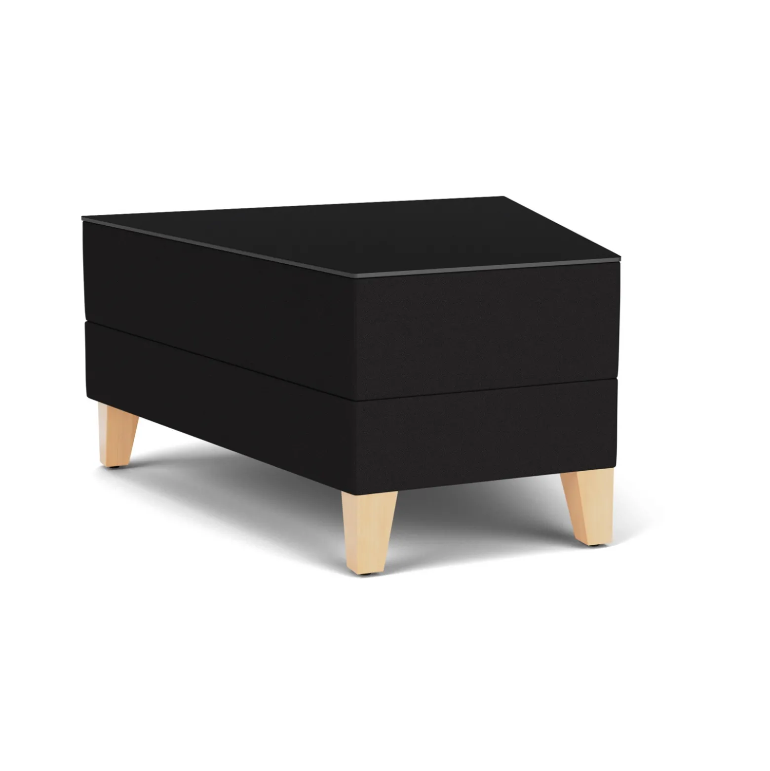 Social 30 Degree Wedge Table in Standard Upholstery