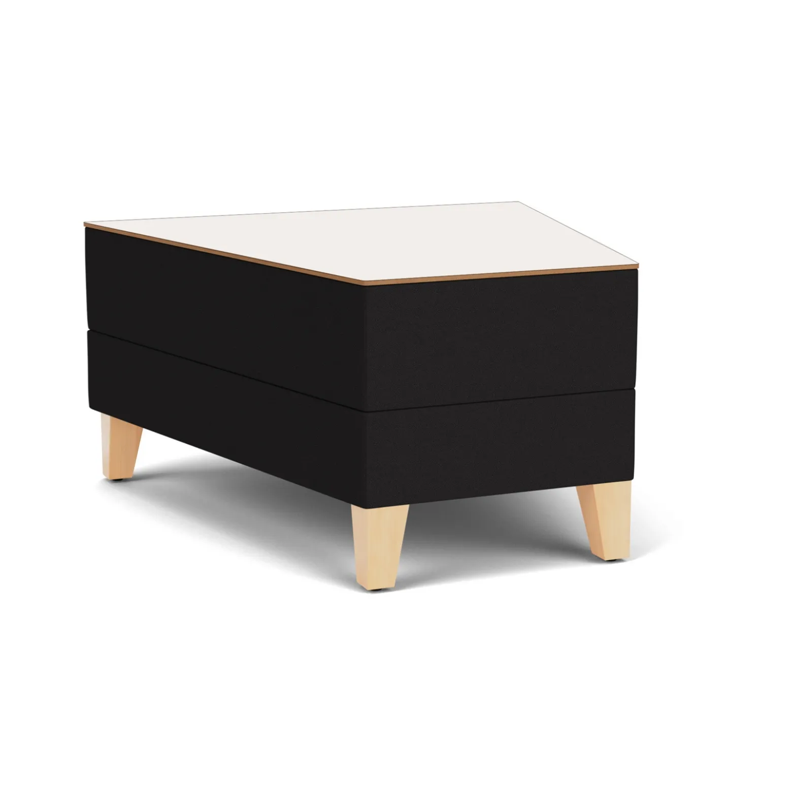 Social 30 Degree Wedge Table in Standard Upholstery