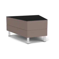 Social 30 Degree Wedge Table in Standard Upholstery