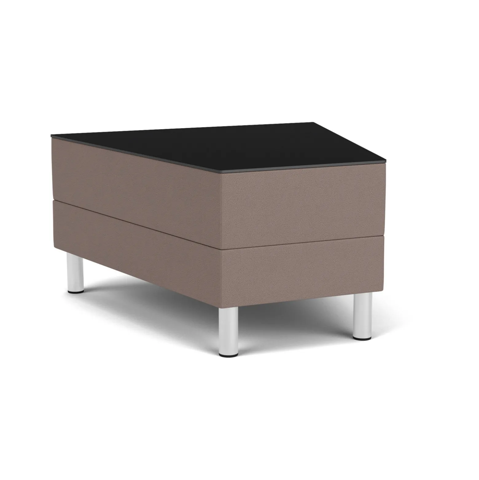 Social 30 Degree Wedge Table in Standard Upholstery