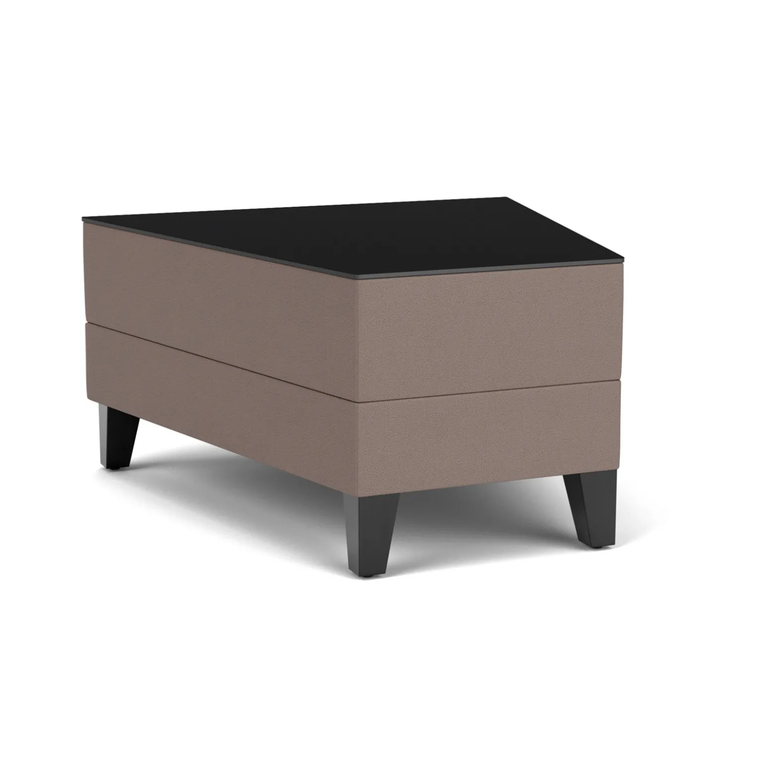 Social 30 Degree Wedge Table in Standard Upholstery
