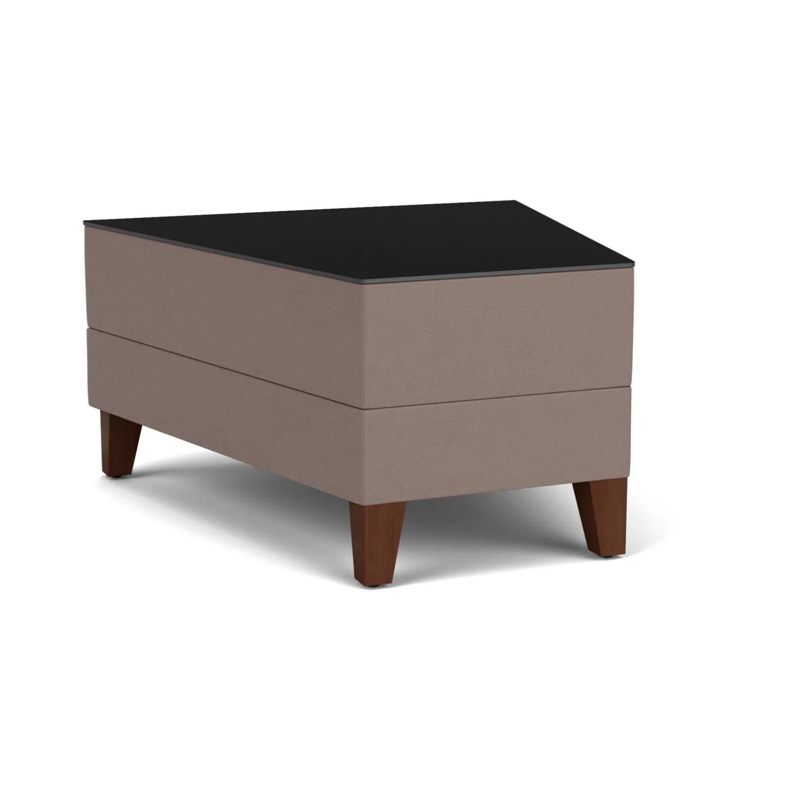 Social 30 Degree Wedge Table in Standard Upholstery