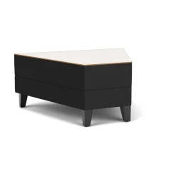 Social 45 Degree Wedge Table in Standard Upholstery