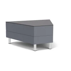 Social 45 Degree Wedge Table in Standard Upholstery