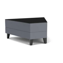 Social 45 Degree Wedge Table in Standard Upholstery