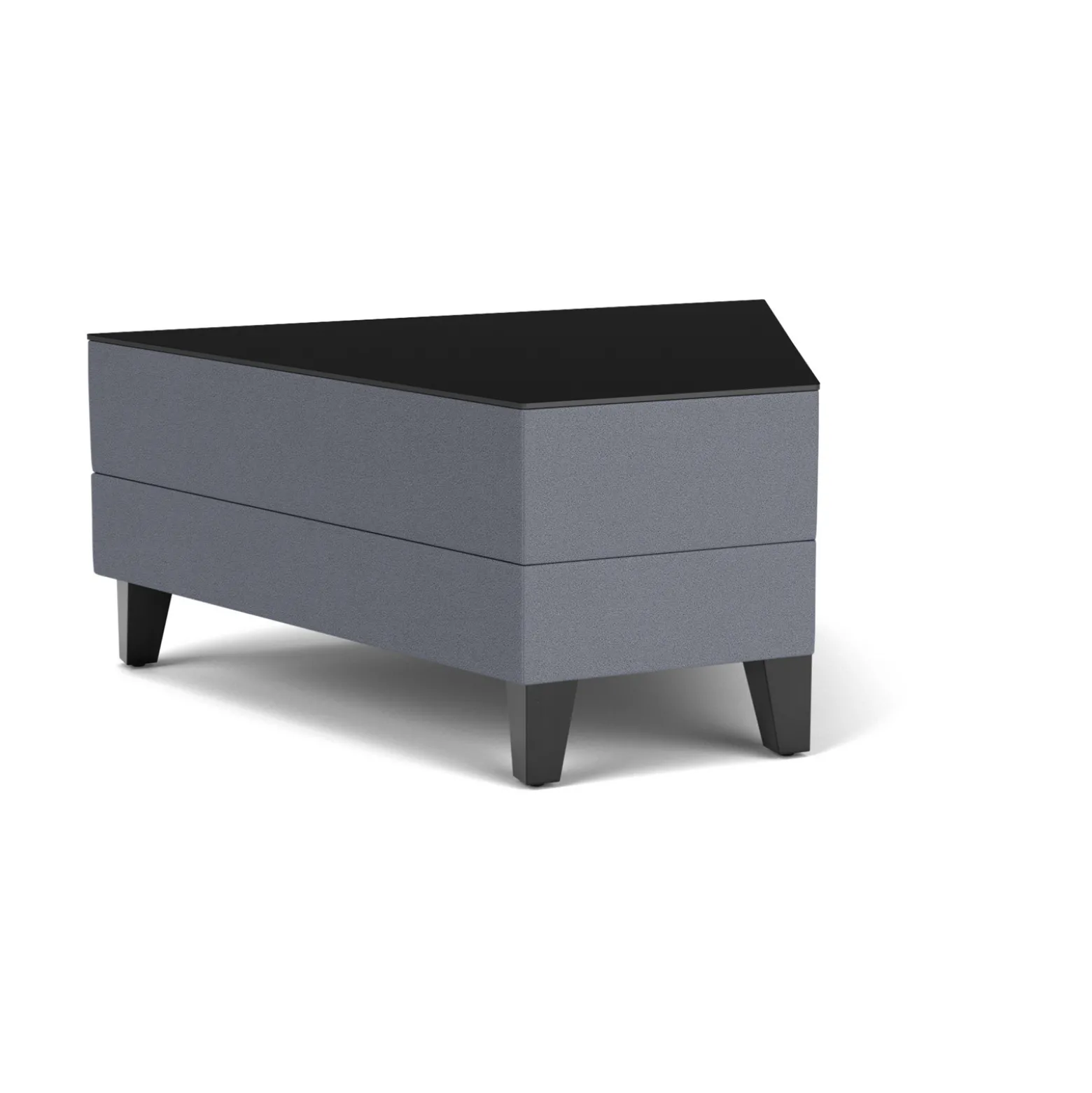 Social 45 Degree Wedge Table in Standard Upholstery