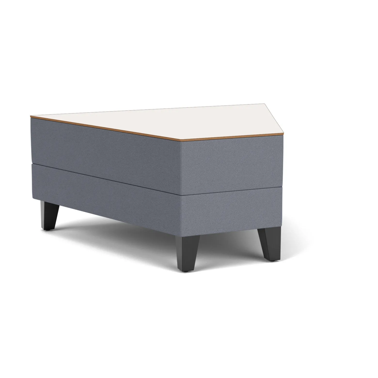 Social 45 Degree Wedge Table in Standard Upholstery