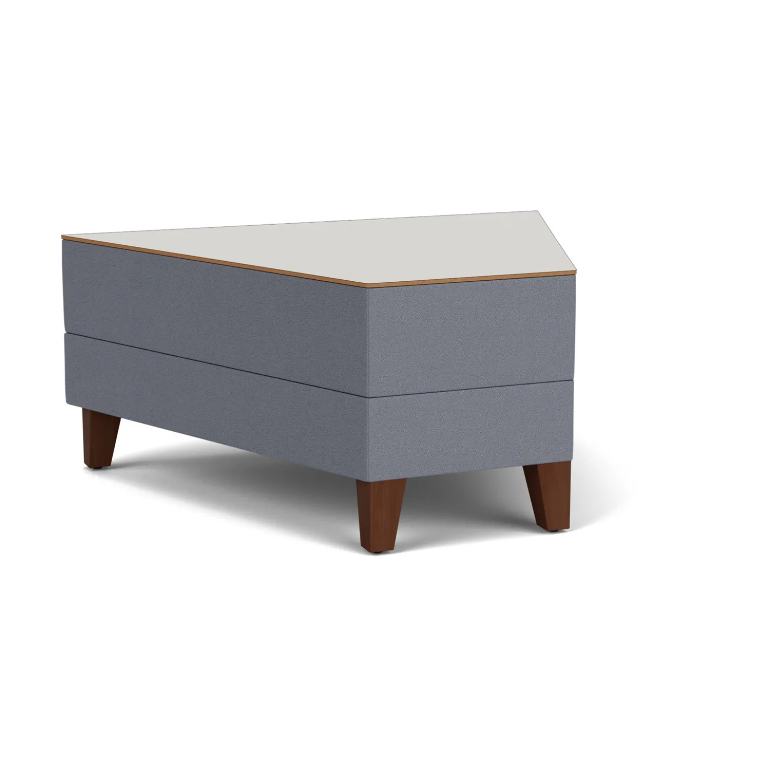 Social 45 Degree Wedge Table in Standard Upholstery