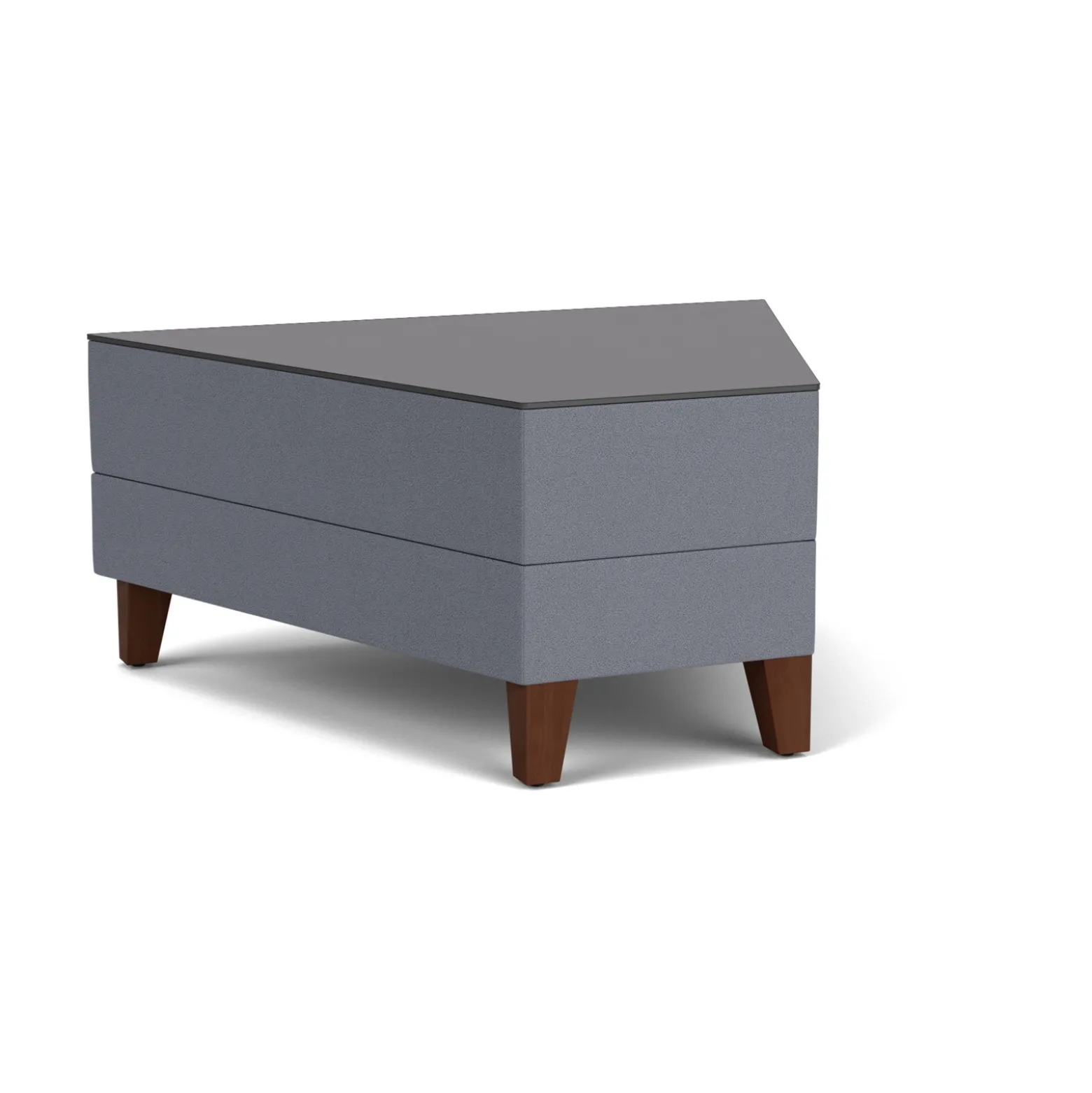 Social 45 Degree Wedge Table in Standard Upholstery