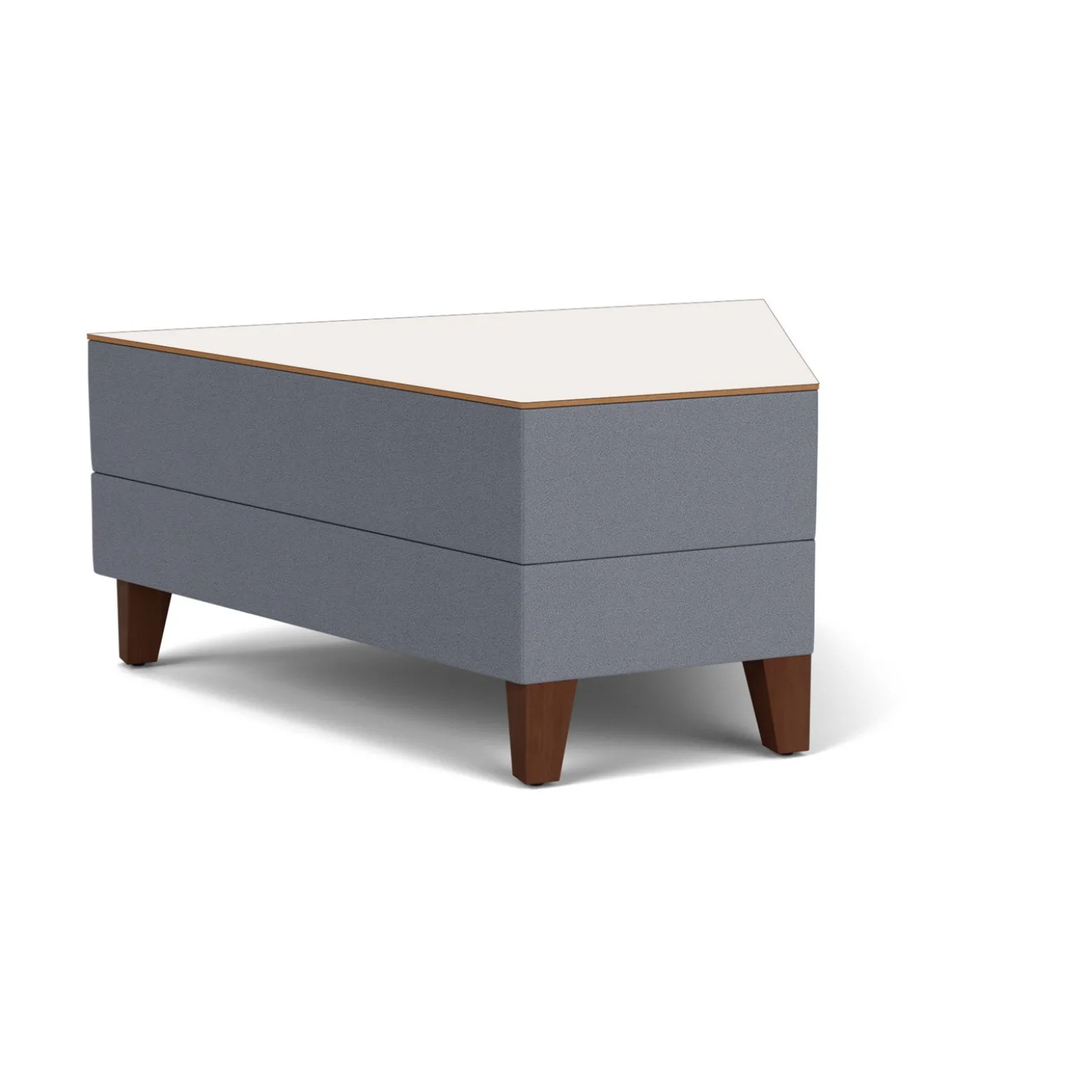 Social 45 Degree Wedge Table in Standard Upholstery