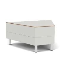 Social 45 Degree Wedge Table in Standard Upholstery