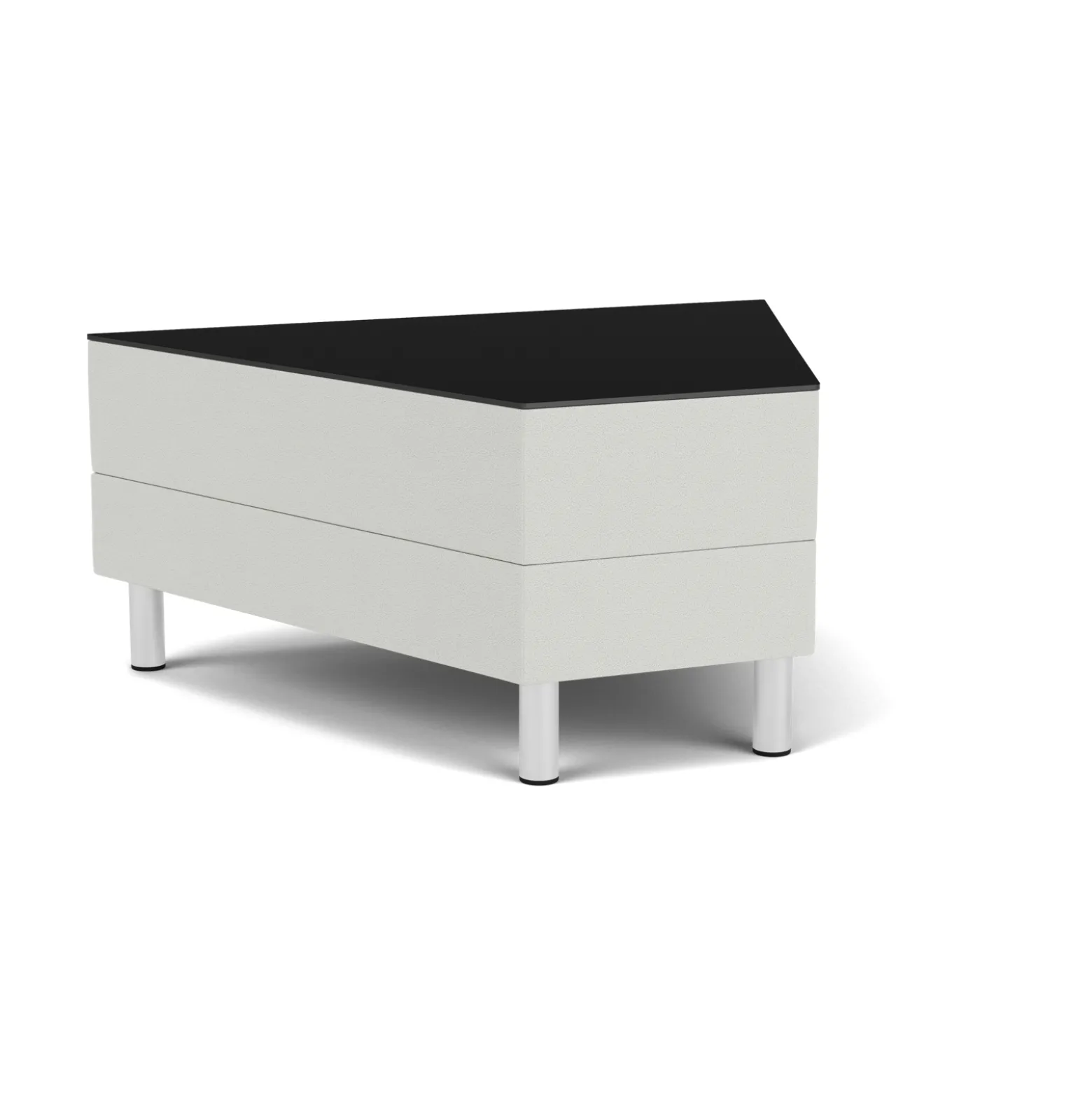 Social 45 Degree Wedge Table in Standard Upholstery