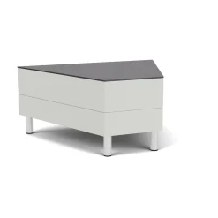 Social 45 Degree Wedge Table in Standard Upholstery