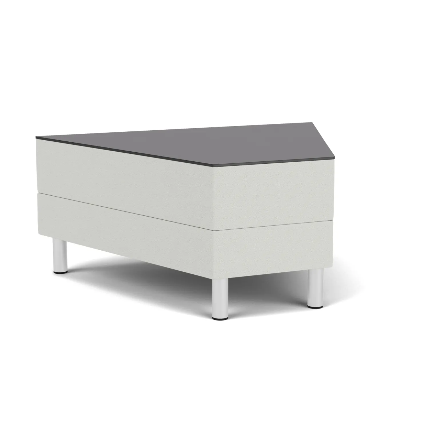 Social 45 Degree Wedge Table in Standard Upholstery