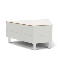 Social 45 Degree Wedge Table in Standard Upholstery