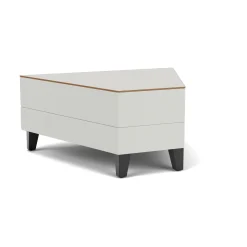 Social 45 Degree Wedge Table in Standard Upholstery