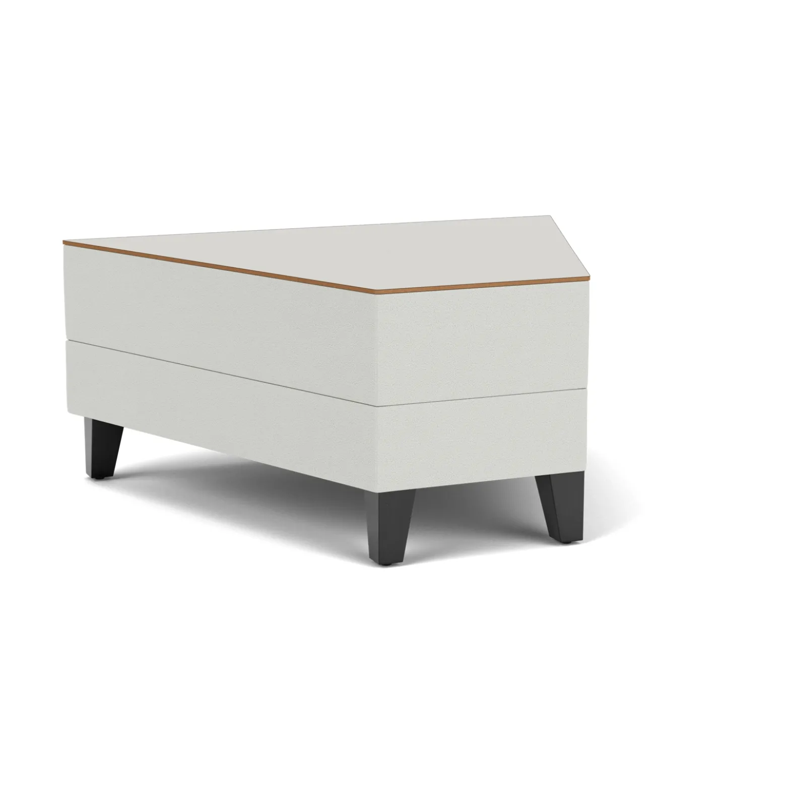 Social 45 Degree Wedge Table in Standard Upholstery