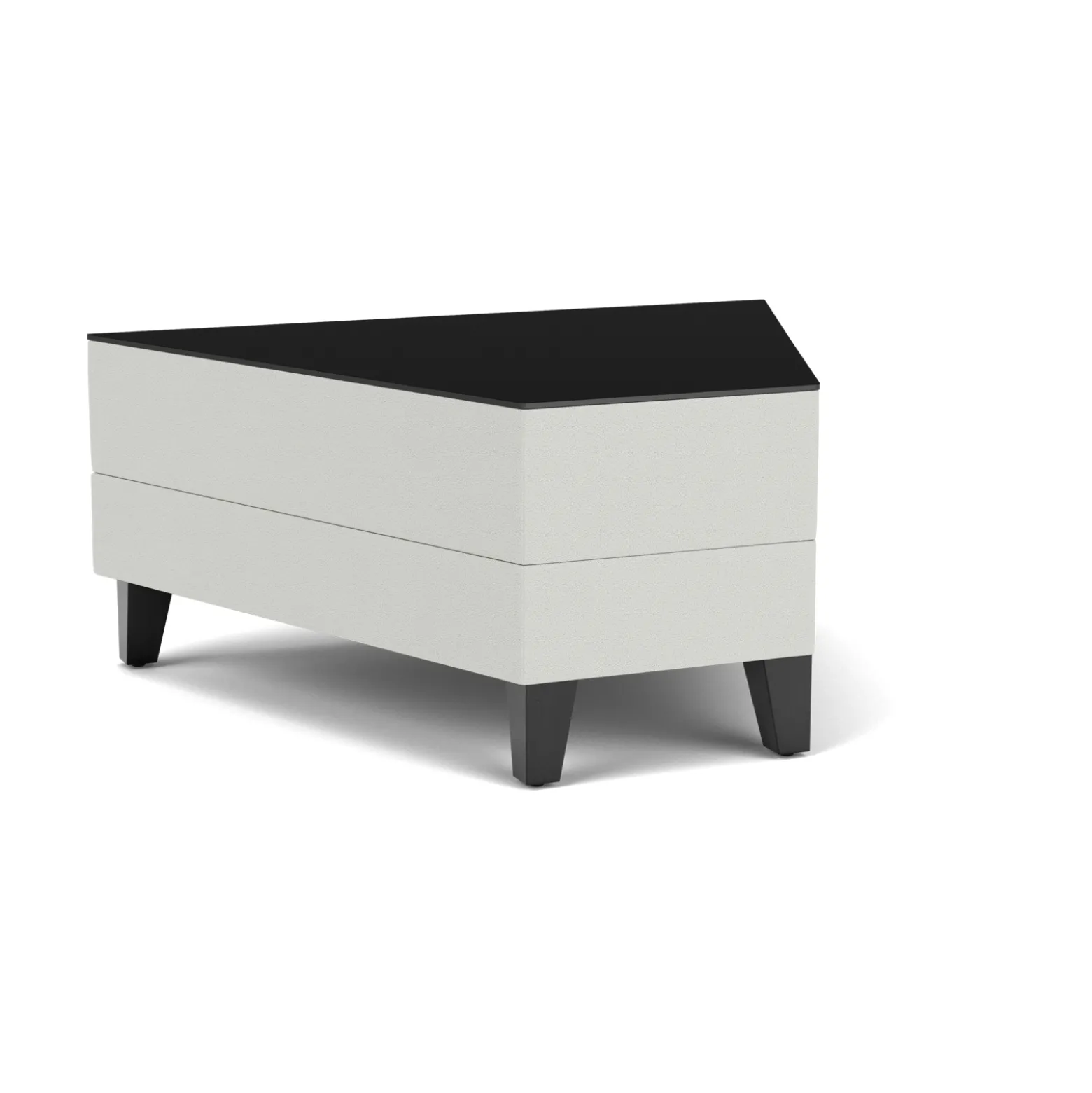 Social 45 Degree Wedge Table in Standard Upholstery