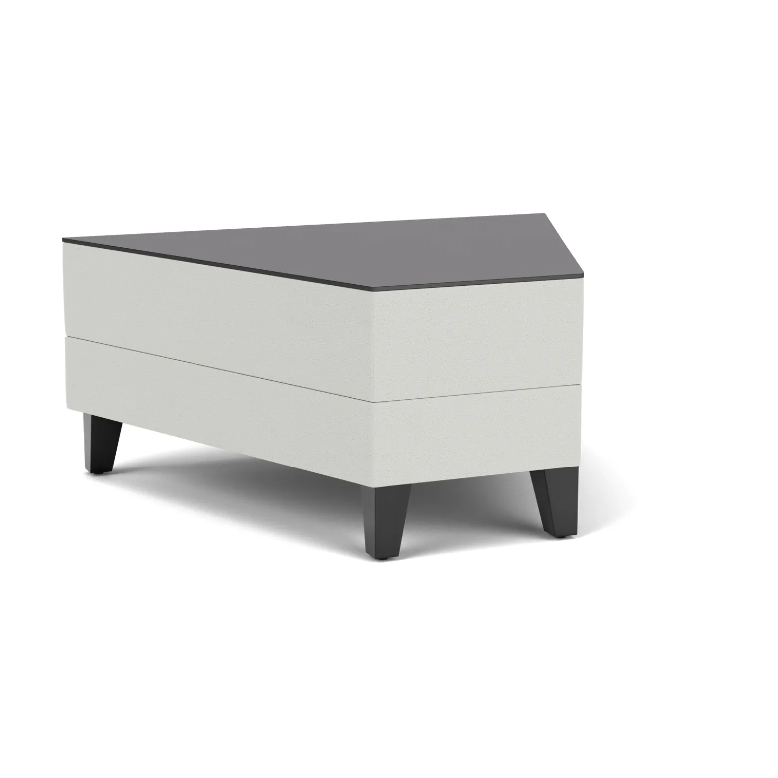 Social 45 Degree Wedge Table in Standard Upholstery