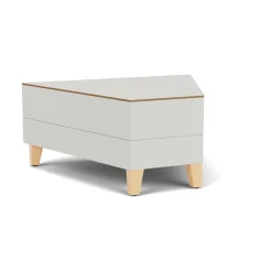 Social 45 Degree Wedge Table in Standard Upholstery