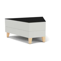 Social 45 Degree Wedge Table in Standard Upholstery