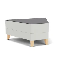 Social 45 Degree Wedge Table in Standard Upholstery