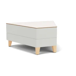 Social 45 Degree Wedge Table in Standard Upholstery