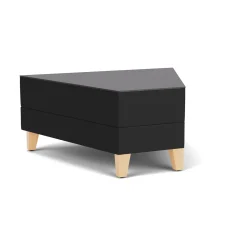 Social 45 Degree Wedge Table in Standard Upholstery