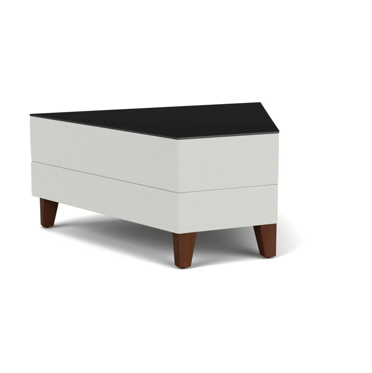 Social 45 Degree Wedge Table in Standard Upholstery
