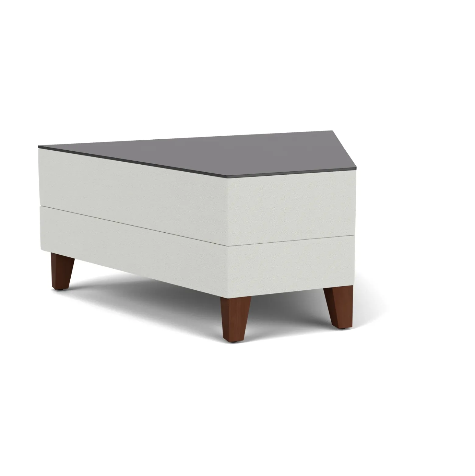 Social 45 Degree Wedge Table in Standard Upholstery