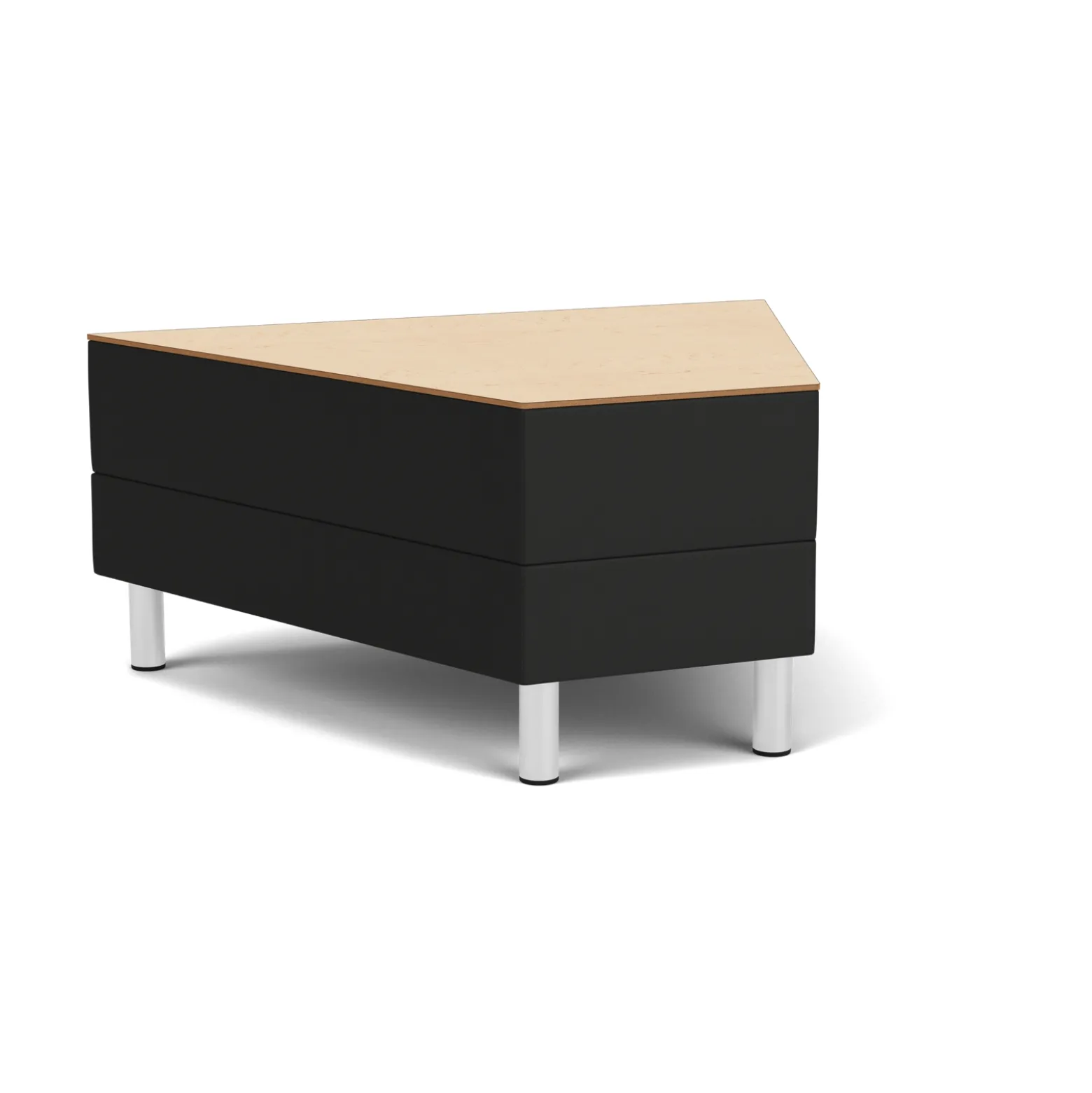 Social 45 Degree Wedge Table in Standard Upholstery