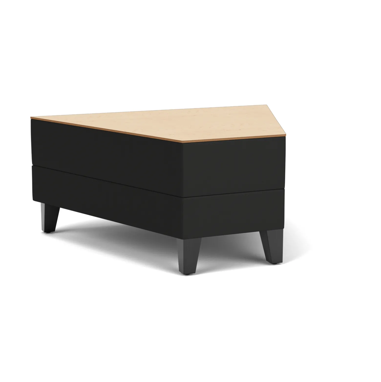 Social 45 Degree Wedge Table in Standard Upholstery