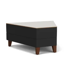 Social 45 Degree Wedge Table in Standard Upholstery