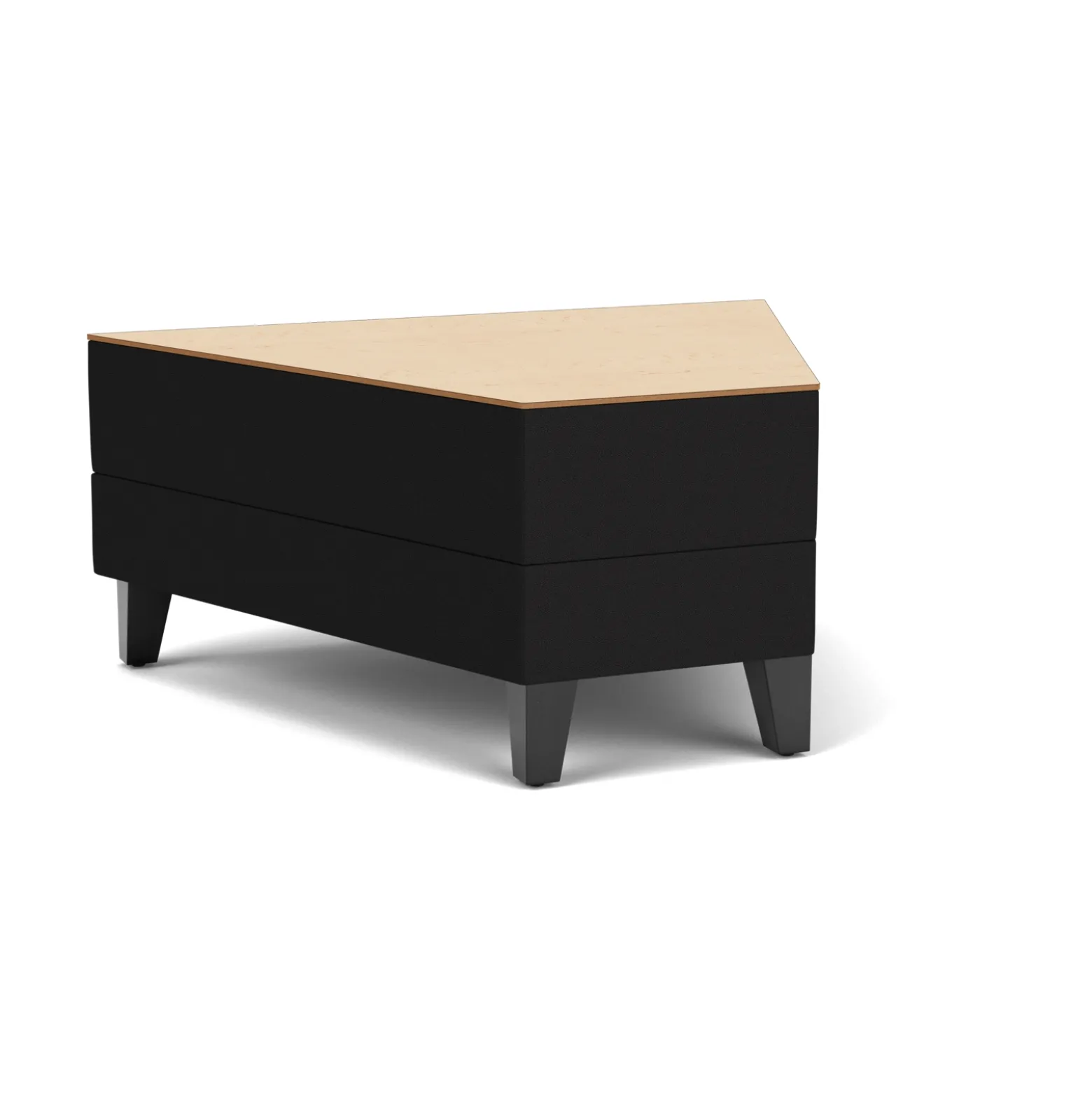 Social 45 Degree Wedge Table in Standard Upholstery