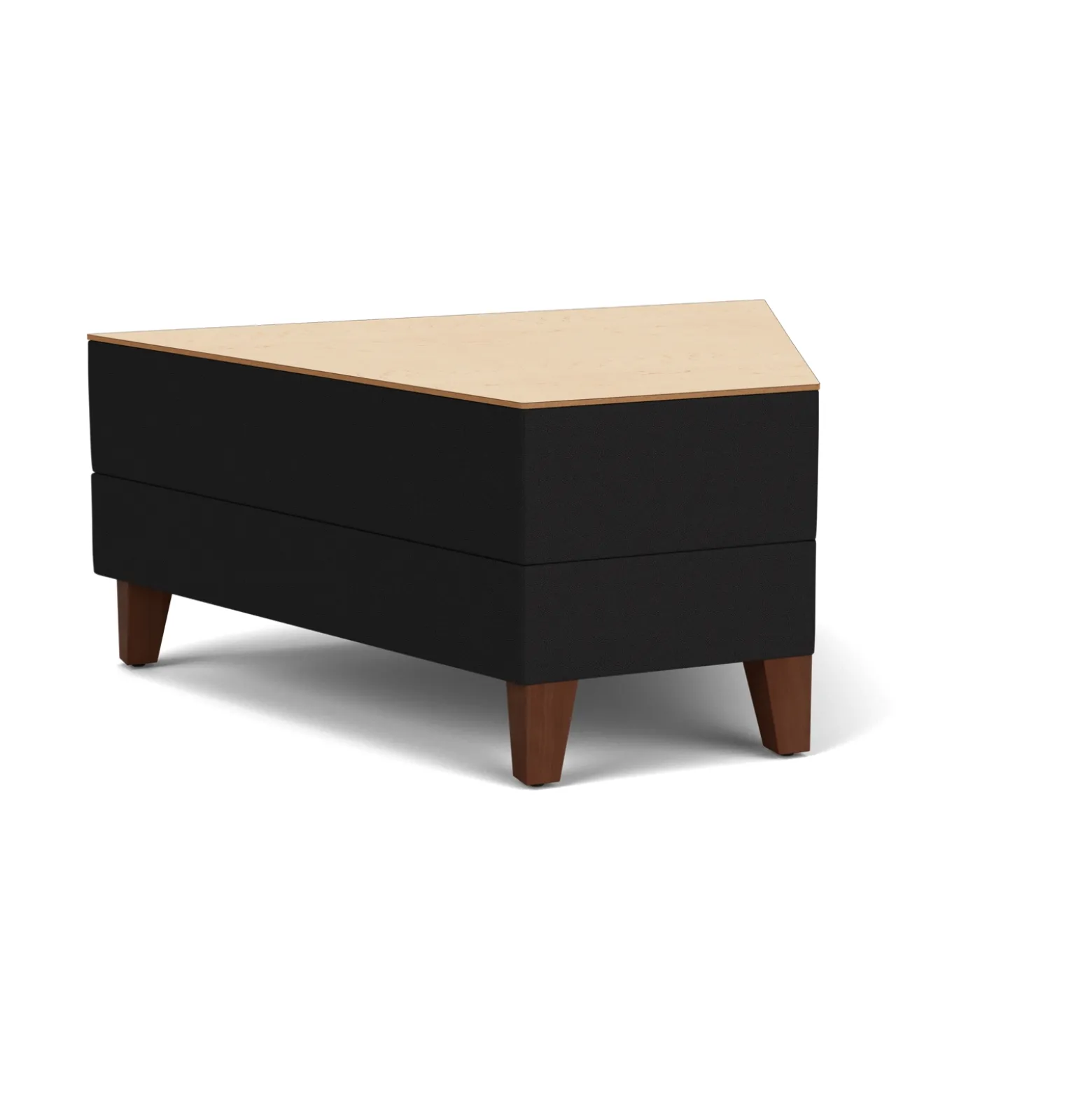 Social 45 Degree Wedge Table in Standard Upholstery