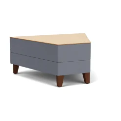 Social 45 Degree Wedge Table in Standard Upholstery