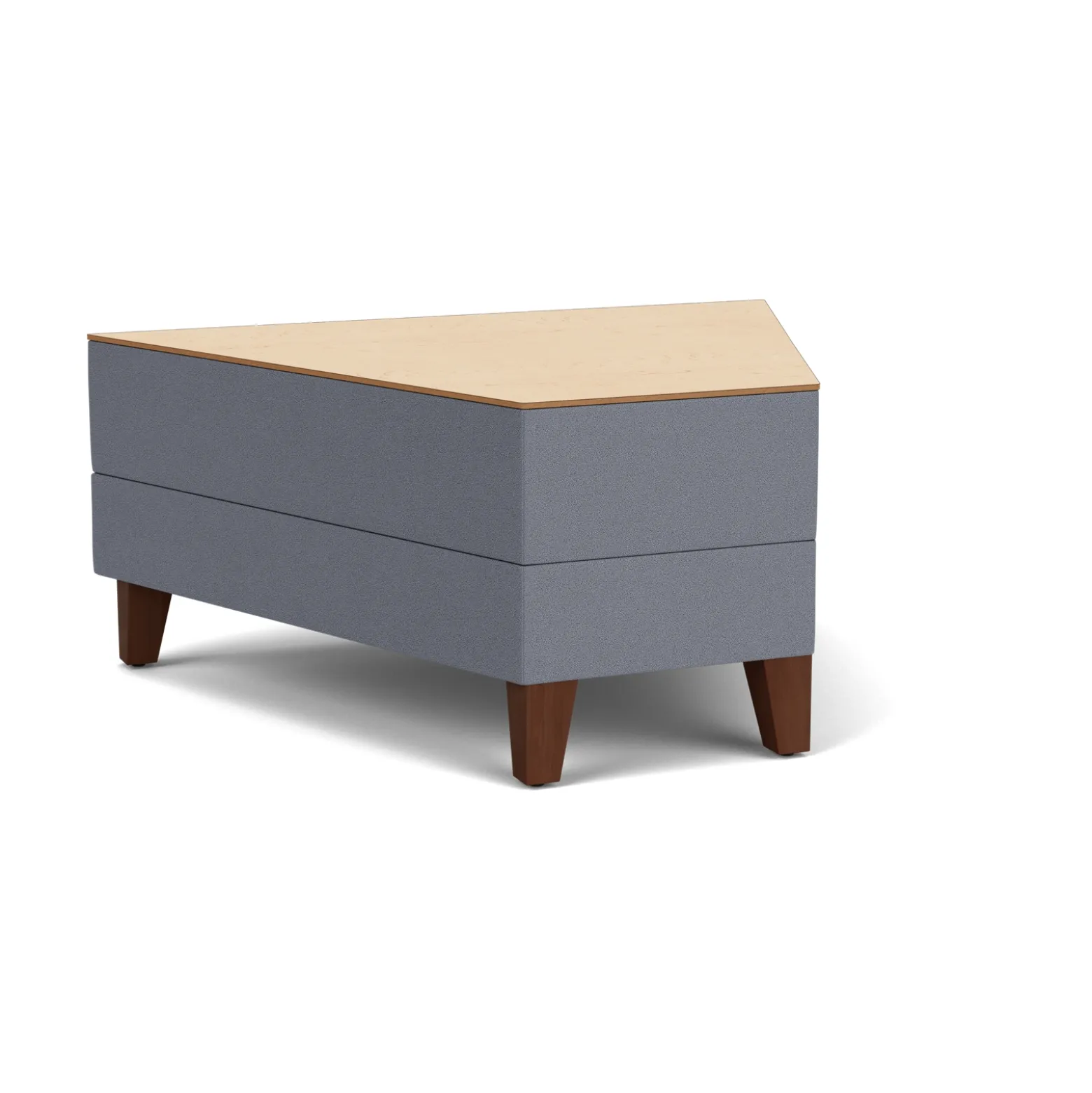 Social 45 Degree Wedge Table in Standard Upholstery