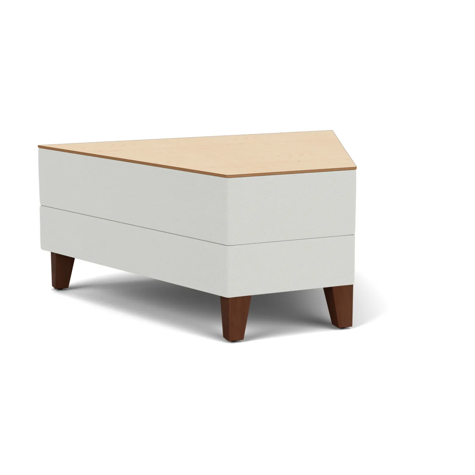 Social 45 Degree Wedge Table in Standard Upholstery