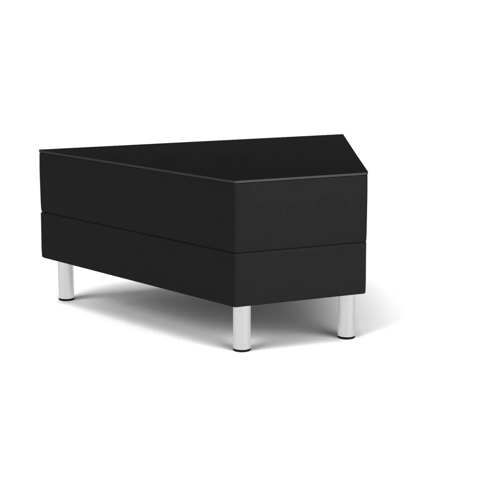 Social 45 Degree Wedge Table in Standard Upholstery