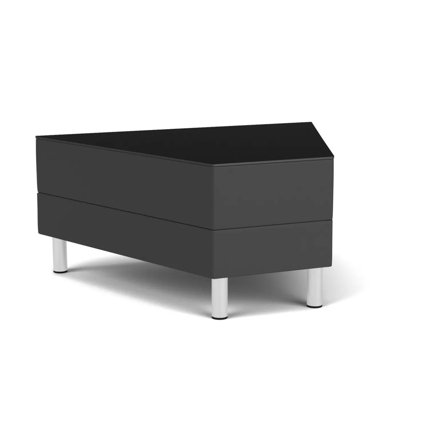 Social 45 Degree Wedge Table in Standard Upholstery