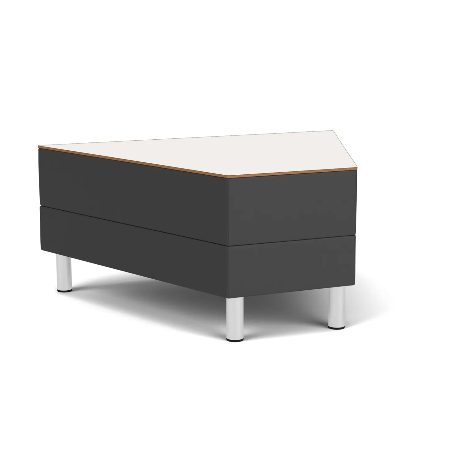 Social 45 Degree Wedge Table in Standard Upholstery