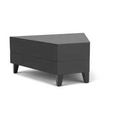 Social 45 Degree Wedge Table in Standard Upholstery